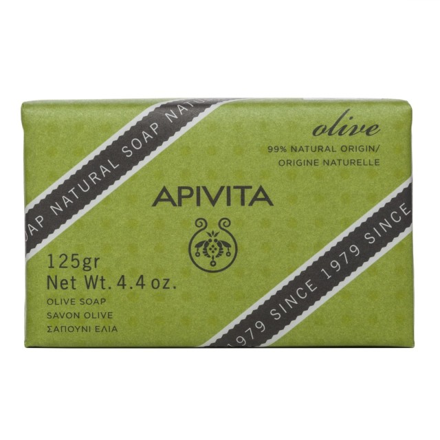 Apivita Natural Soap Σαπούνι Με Ελιά 125g