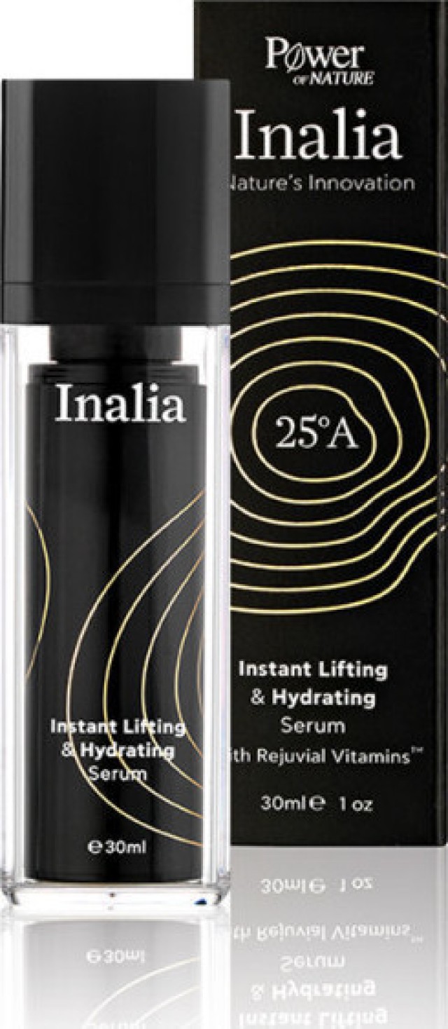 Power Health Inalia Instant Lifting And Hydrating Serum Ενυδατικός Ορός Προσώπου Για Όλους Τους Τύπους Επιδερμίδας 30ml