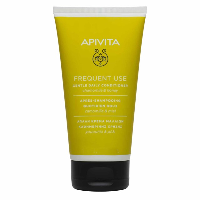 Apivita Gentle Daily Conditioner Απαλή Κρέμα Μαλλιών Καθημερινής Χρήσης Με Χαμομήλι & Μέλι 50ml