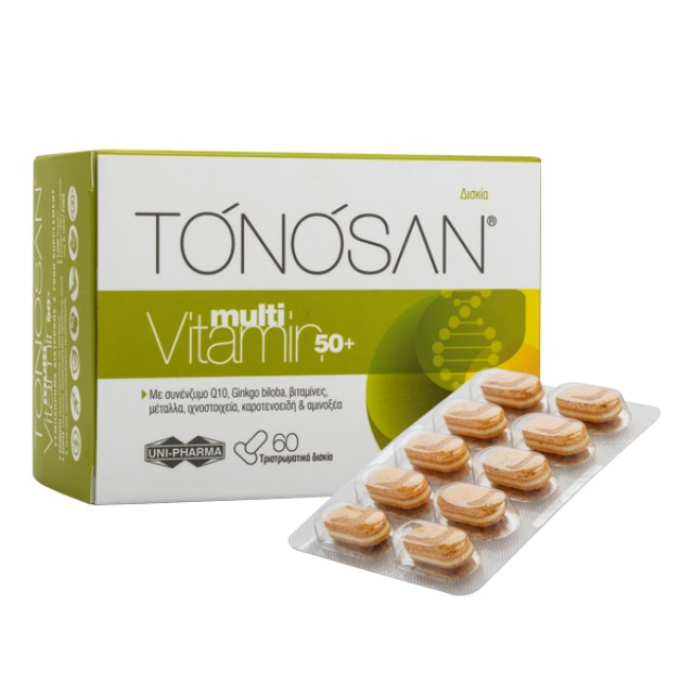 UNIPHARMA TONOSAN MULTIVITAMIN 50+ 60tabs