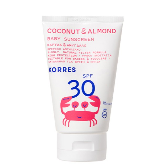 KORRES ΠΑΙΔΙΚΟ ΑΝΤΙΗΛΙΑΚΟ COCONUT ALMOND BABY SPF30 100ml