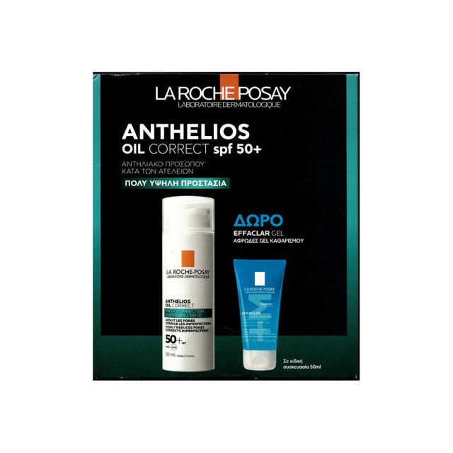 La Roche Posay PROMO PACK Anthelios Αντηλιακό Προσώπου Κατά Των Ατελειών SPF50+ 50ml & Effaclar Αφρώδες Τζελ Καθαρισμού 50ml