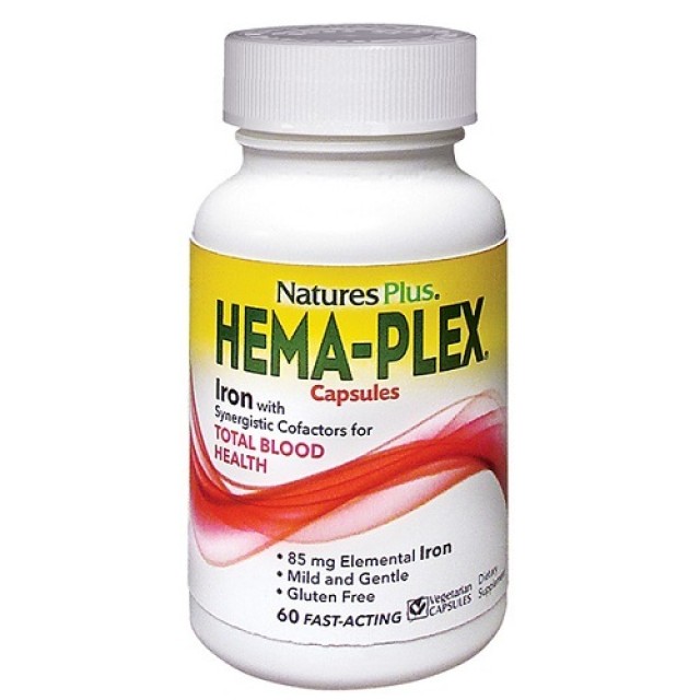 NATURES PLUS HEMA-PLEX ΑΙΜΑΤΙΚΗ ΦΟΡΜΟΥΛΑ 60tabs