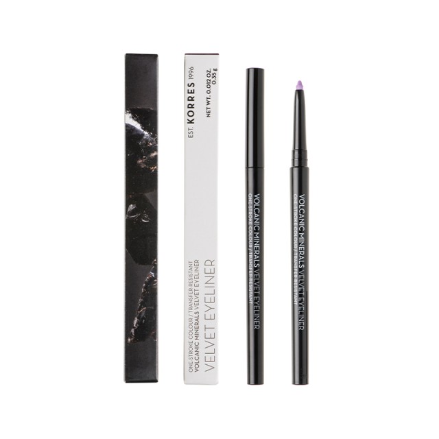 KORRES VOLCANIC MINERALS  VELVET EYELINER  NO 73 LAVENDER SORBET 0,35gr