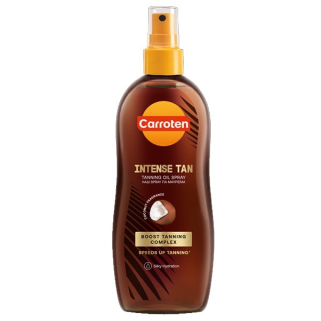 Carroten Intense Tan Tanning Oil Spray Λάδι Μαυρίσματος με Άρωμα Καρύδας σε Spray, 200ml