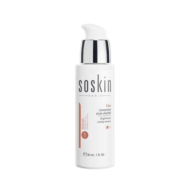 SOSKIN C20 BRIGHTNESS VITALITY SERUM  30ml