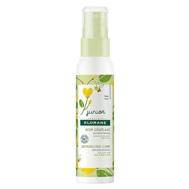 Klorane Junior Detangling Care Spray Μαλακτικό Σπρέι Μαλλιών Με Μέλι Ακακίας 125ml