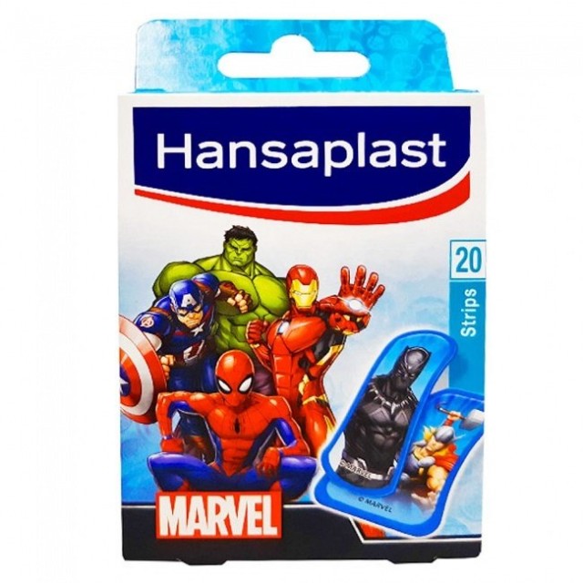 Hansaplast Junior Marvel Αυτοκόλλητα Επιθέματα 20τμχ