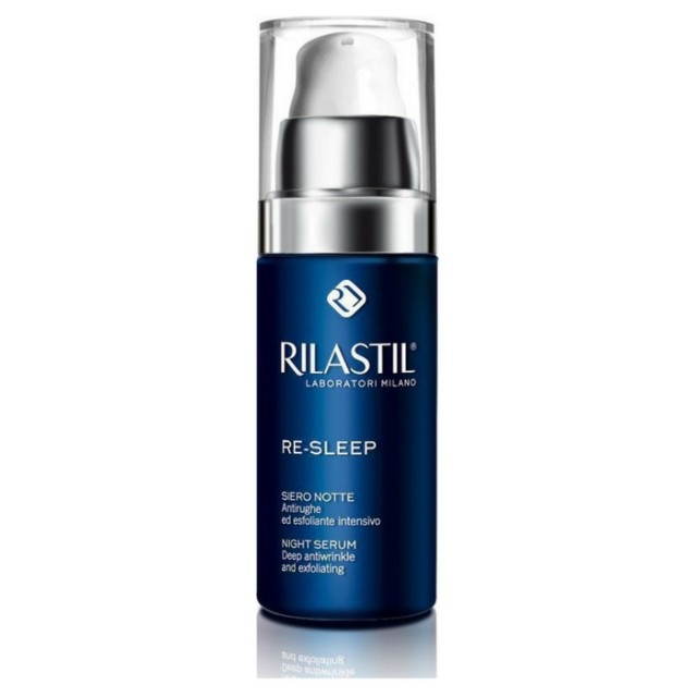 Rilastil Re-sleep Night Serum Ορός Νύχτας Με Βαθιά Αντιρυτιδική & Απολεπιστική Δράση 30ml