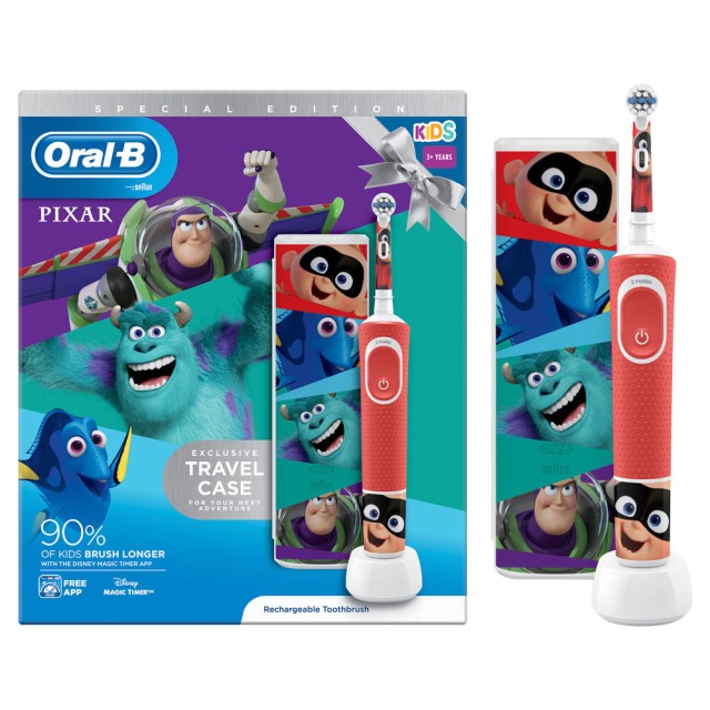 Oral B Vitality Kids Pixar Special Edtion Ηλεκτρική Οδοντόβουρτσα 1τμχ