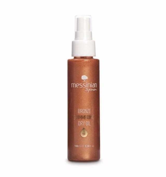 Messinian Spa Set Shimmering Dry Oil Βασιλικός Πολτός & Ελίχρυσος 100ml