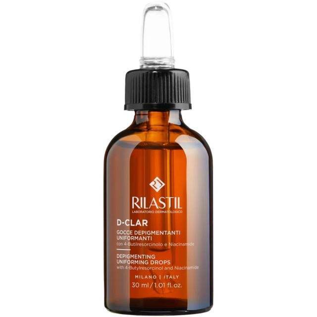 Rilastil D-Clar Depigmenting Uniforming Drops Αποχρωματιστικός Ορός Κατά των Τοπικών Υπερχρωμιών  30ml