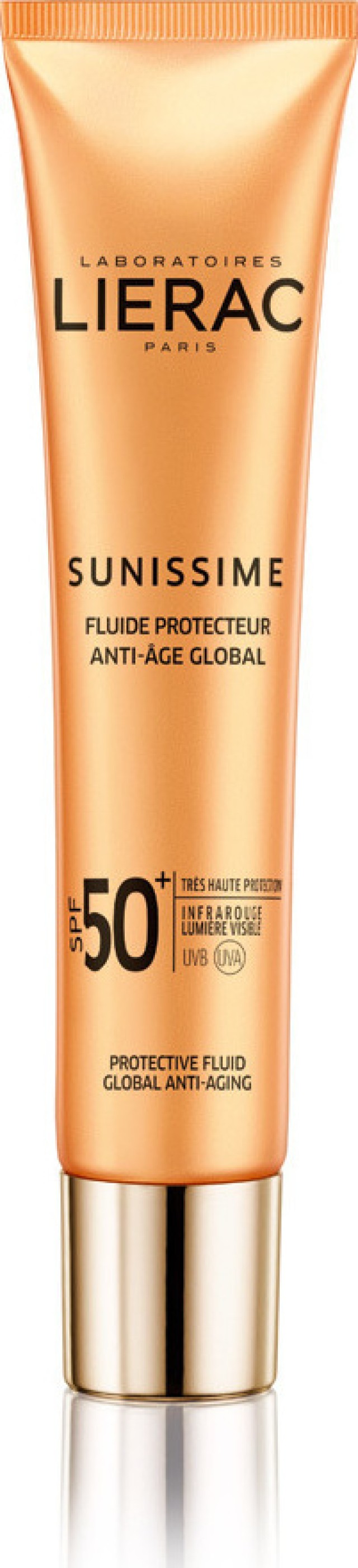 Lierac Sunissime Protective Fluid Global Anti-Aging Λεπτόρρευστη Αντηλιακή Κρέμα Προσώπου Ολικής Αντιγήρανσης SPF50+ 40ml