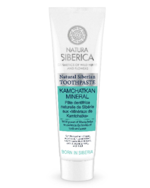 Natura Siberica Toothpaste «Kamchatkan Mineral» Φυσική οδοντόκρεμα Σιβηρίας Για Φυσικά Λευκά Δόντια 100gr