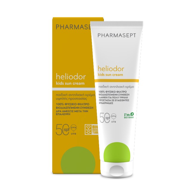 Pharmasept Heliodor Kids Sun Cream Παιδική Αντηλιακή Κρέμα Προσώπου & Σώματος SPF50 150ml