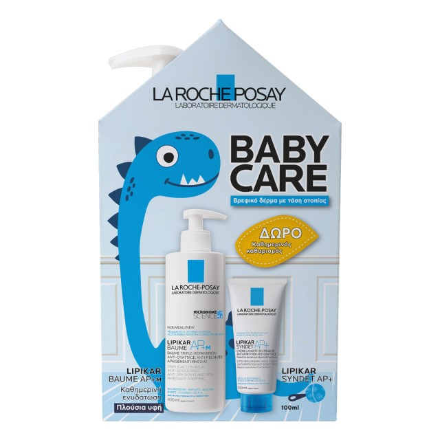 La Roche Posay Promo Baby Care Lipikar Baume Ap+M 400ml + Lipikar Syndet AP+ 100