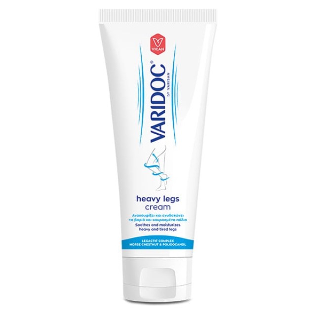 Vican Varidoc Heavy Legs Cream Aνακουφίζει & Eνυδατώνει τα Βαριά & Κουρασμένα Πόδια, 250ml