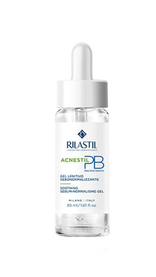 Rilastil Acnestil PB Καταπραϋντικό & Σμηγματορυθμιστικό Gel Με Πρεβιοτικά Και Μεταβιοτικά 30ml