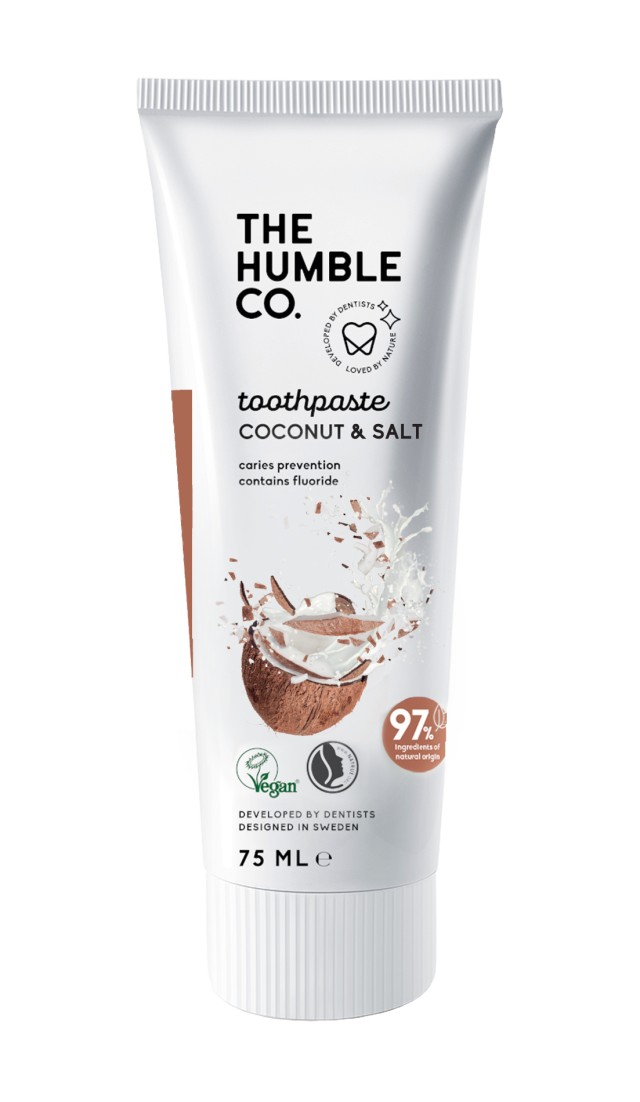 The Humble Co. Οδοντόκρεμα Με Γεύση Καρύδα 75ml