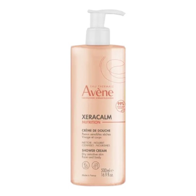 Avene XeraCalm Nutrition Shower Cream Κρεμοντούς Καθαρισμού & Ενυδάτωσης για Πρόσωπο & Σώμα, 500ml