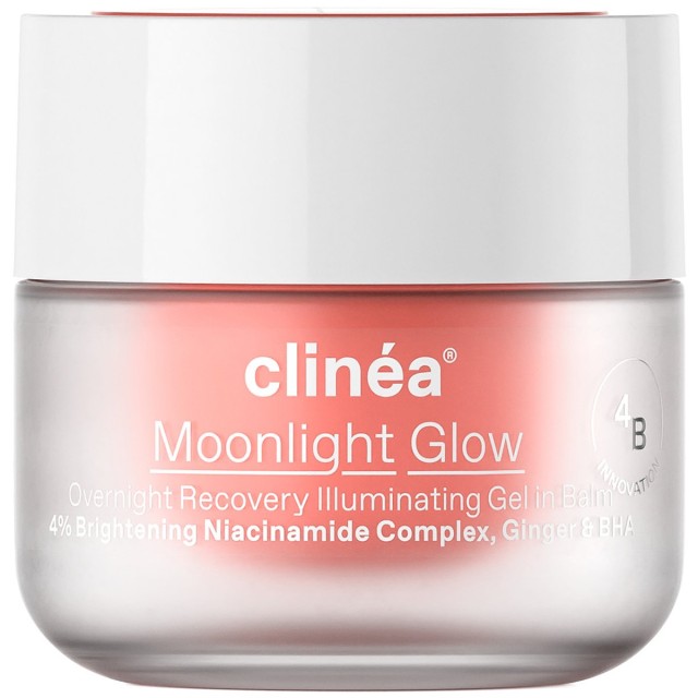 Clinea Moonlight Glow Overnight Recovery Illuminating Gel in Balm Νύχτας Για Λάμψη & Αναζωογόνηση 50ml