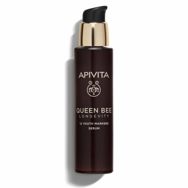Apivita Queen Bee Longevity Serum Ορός Για Δράση Σε 12 Δείκτες Νεότητας, 30ml