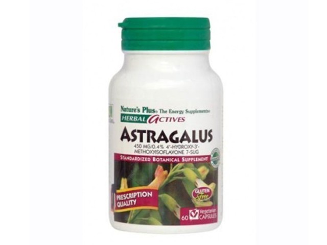 Natures Plus Astragalus Συμπλήρωμα Διατροφής Αστράγαλος Για Ενίσχυση Του Ανοσοποιητικού 450mg 60vcaps