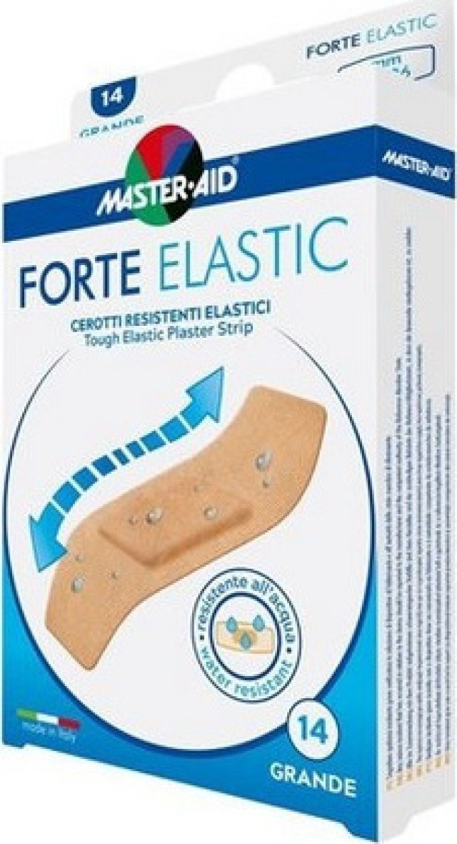 Master Aid Forte Elastic Αυτοκόλλητα Επιθέματα 78x26mm 14τμχ