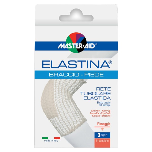 Masteraid Elastina Braccio - Piede Ελαστικός Δικτυωτός Σωληνοειδής Επίδεσμος - Δικτάκι Για Το Πόδι - Χέρι, 3m