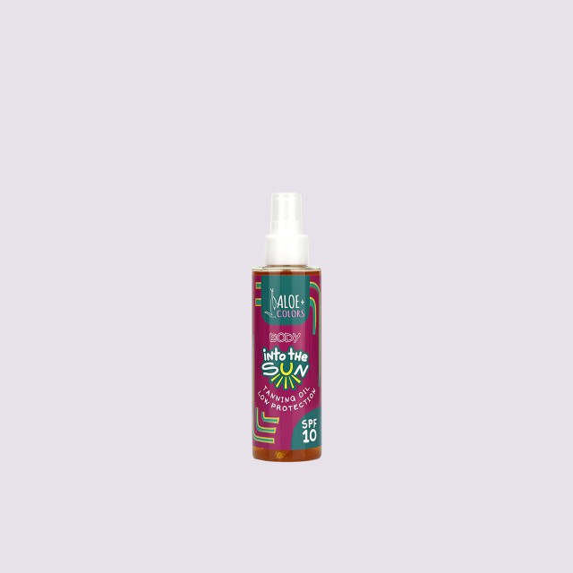 Aloe+ Colors Into The Sun Tanning Oil Αντηλιακό Λάδι Μαυρίσματος SPF10 150ml