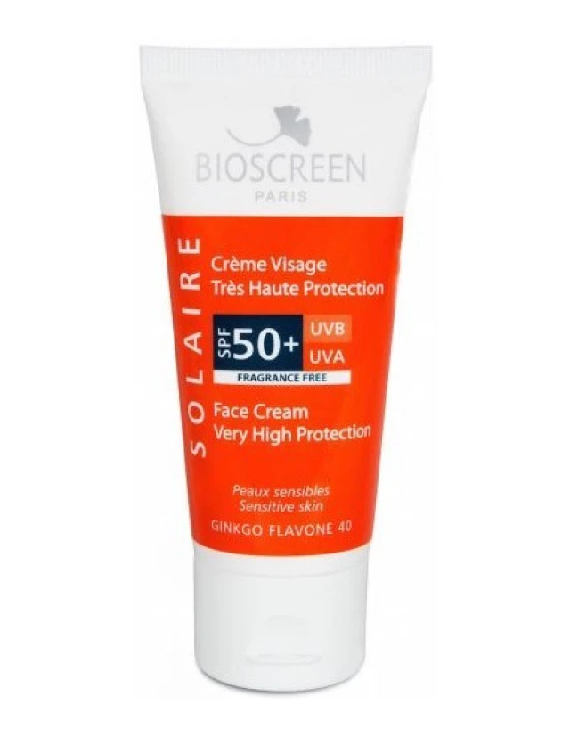 BIOSCREEN Solaire Face Cream Very High Protection SPF50+ 50ml | Myviva ...