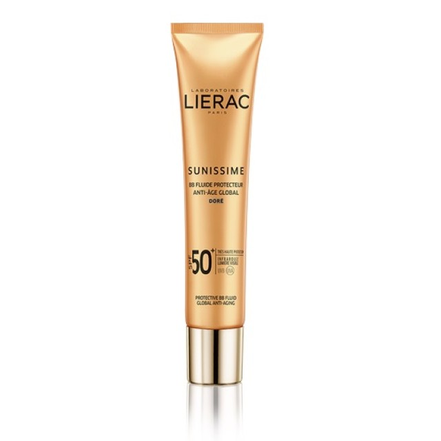 Lierac Sunissime BB Fluid Anti Age Global Golden Αντηλιακή Κρέμα Προσώπου SPF50 Με Χρώμα 40ml