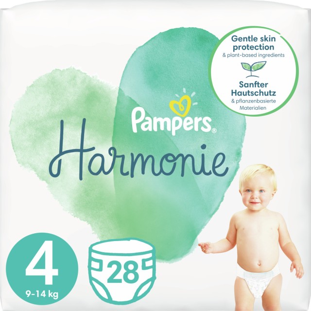 Pampers Harmonie No4 (9-14kg) 28τμχ