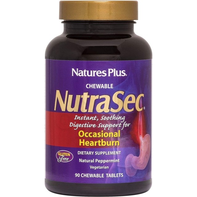 NATURES PLUS NutraSec 90tabs CHEWABLE
