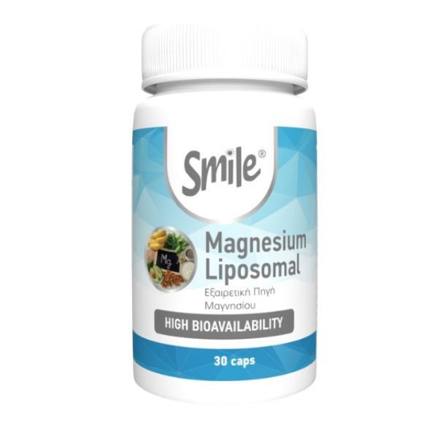 AM Health Smile Magnesium Liposomal Κιτρικό Μαγνήσιο Σε Λιποσωμιακή Μορφή 30caps