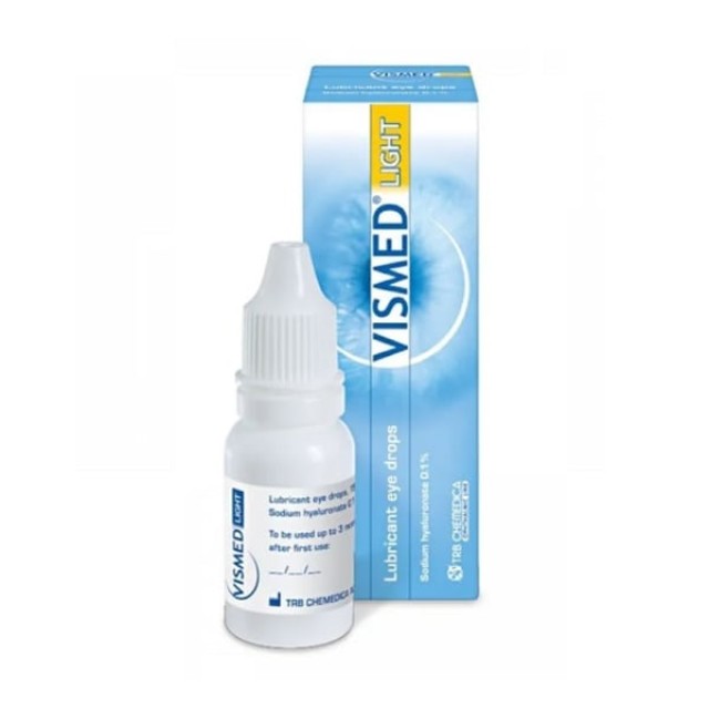 Vismed Light Λιπαντικές Οφθαλμικές Σταγόνες, 15ml