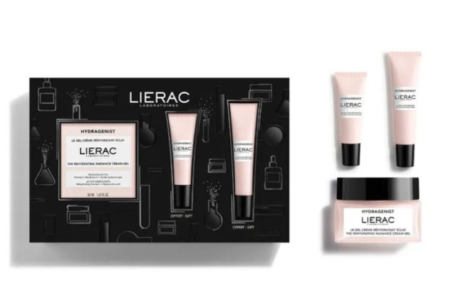 Lierac XMAS PROMO PACK Hydragenist Ενυδατική Κρέμα-Gel 50ml, Ενυδατική Κρέμα Ματιών 7.5ml & Ενυδατικ