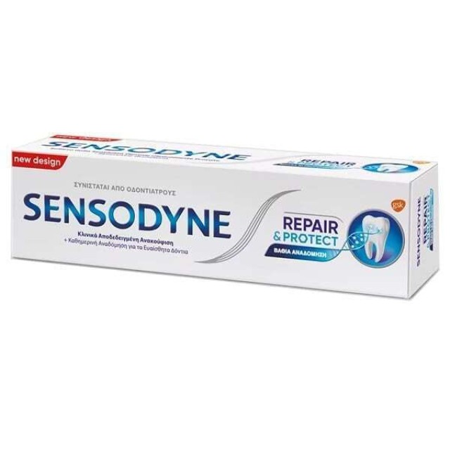 Sensodyne Repair & Protect Cool Mint Οδοντόκρεμα για Αναδόμηση 75ml