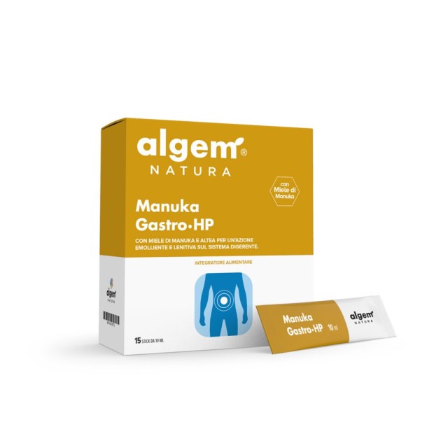 Algem Manuka Gastro HP Συμπλήρωμα Διατροφής Για Την Αντιμετωπίση Της Γαστρίτιδας & Πόνους Στο Στομάχι 10mlx15sticks