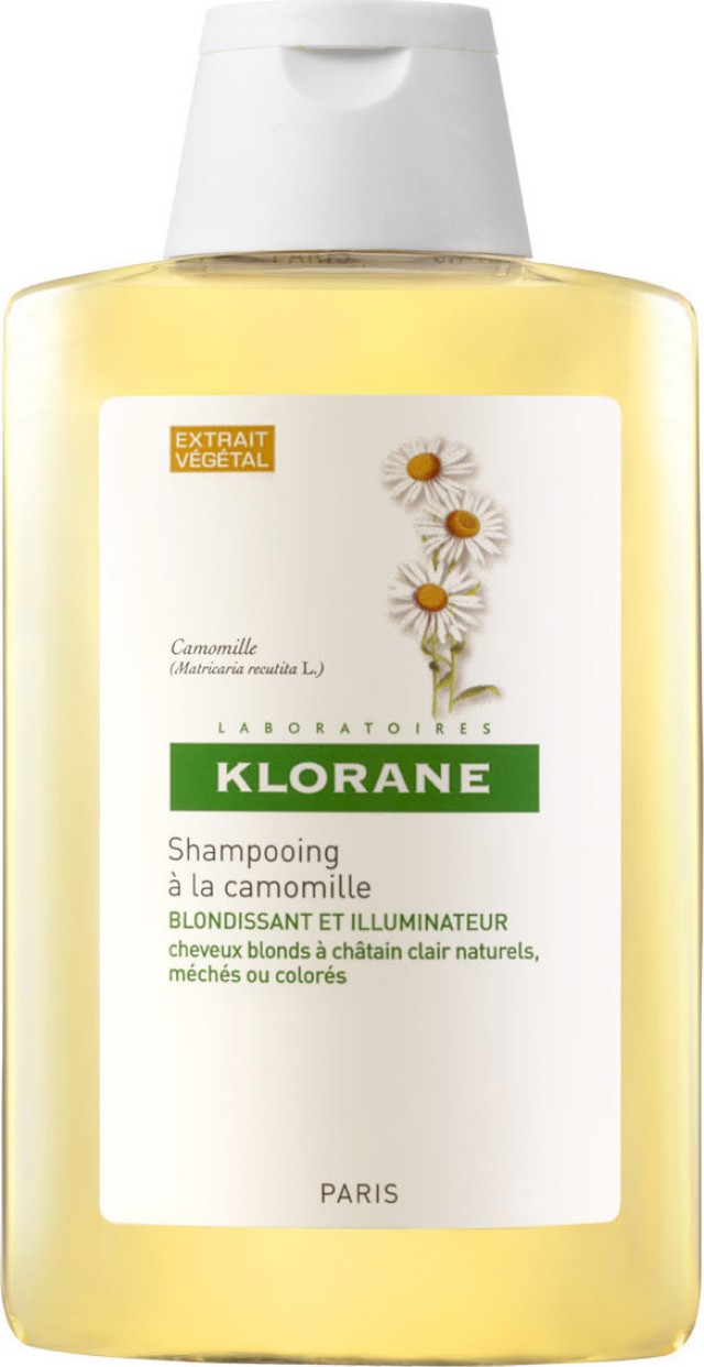 Klorane Camomille Brightening Blonde Hair Shampoo Σαμπουάν Για Ξανθιές Ανταύγειες Με Χαμομήλι 200ml