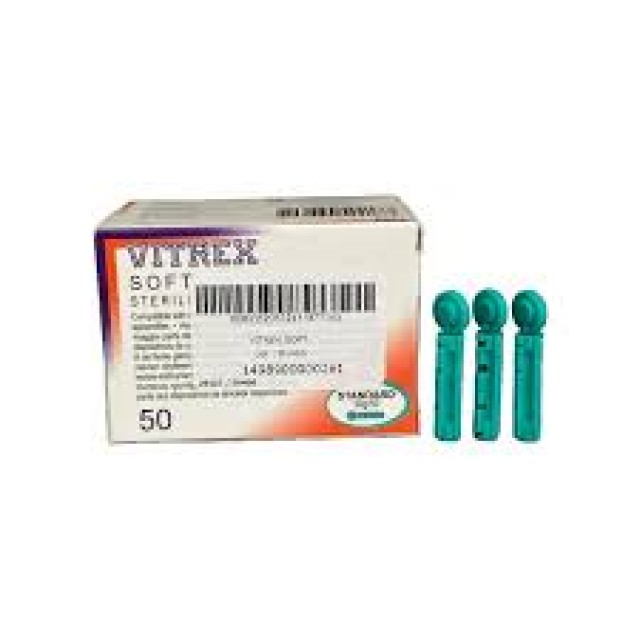 Win Medica Vitrex Soft Σκαρφιστήρες 50τμχ