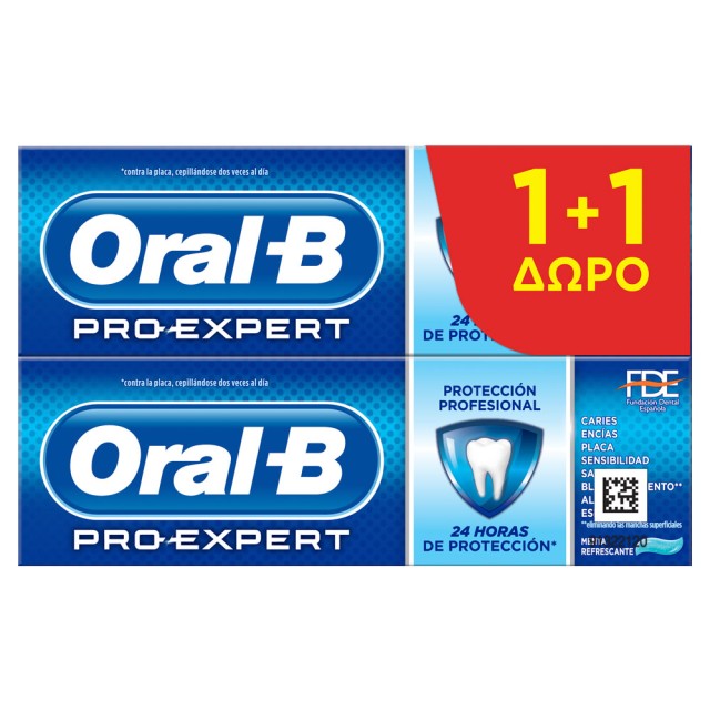 Oral B Promo Pro Expert Professional Protection Οδοντόκρεμα 75ml [1+1 Δώρο]