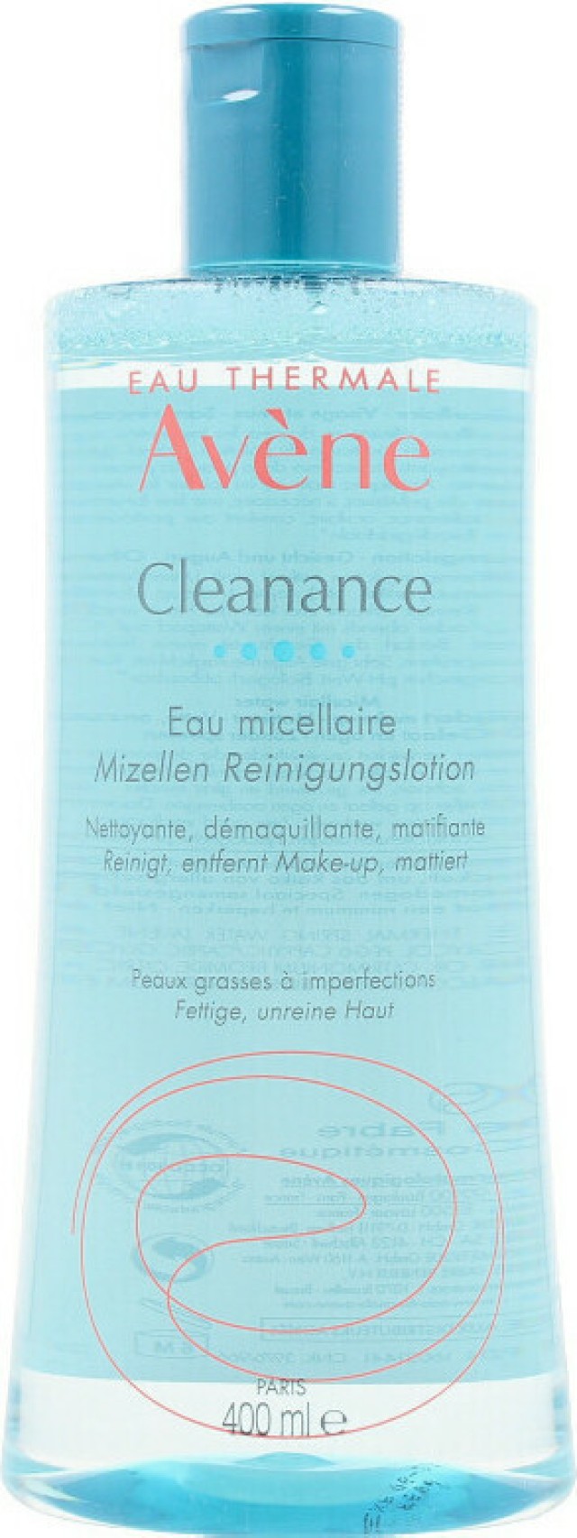 Avene Promo Cleanance Nettoyante Νερό Καθαρισμού Προσώπου & Ματιών Για Λιπαρό Δέρμα / Με Τάση Ακμής 400ml