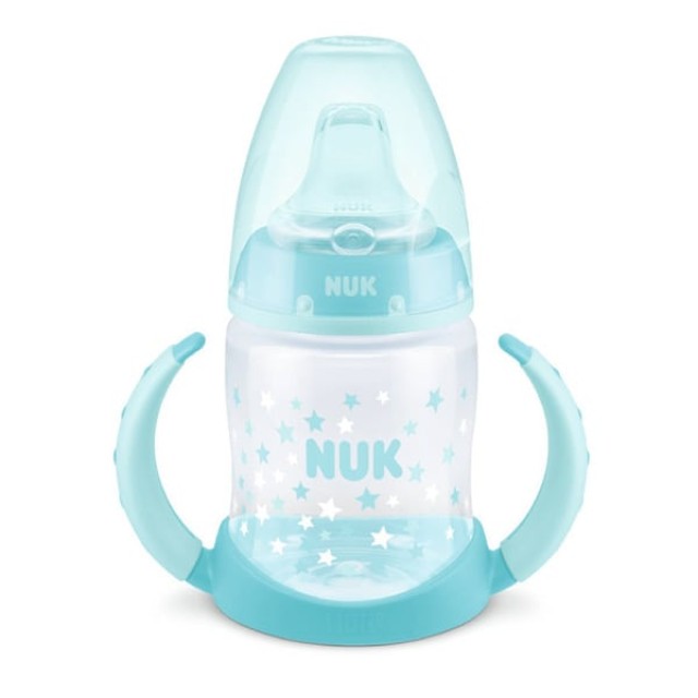 Nuk First Choice Learner Bottle Νέο Μπιμπερό Εκπαίδευσης με Δύο Λαβές & Μαλακό Ρύγχος Σιλικόνης 6-18m, 150ml(10.743.943)