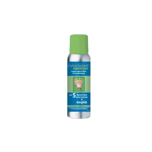 A.Menarini Diagnostics Neuropad Repair Foot Foam 125ml (με 5 δραστικά συστατικά & ουρία)