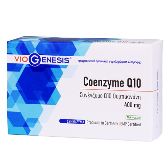 Viogenesis Coenzyme Q10 400mg, 30caps