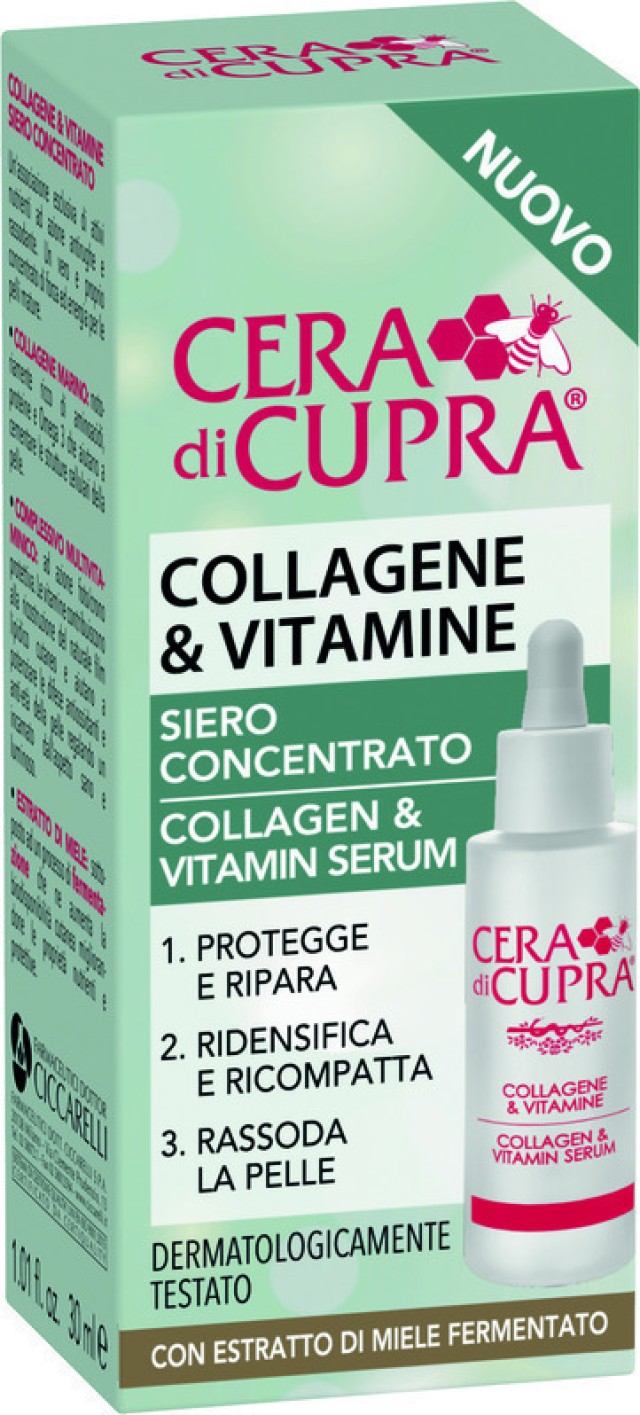 Cera di Cupra Serum Σύσφιξης Προσώπου με Βιταμίνη Ε & Κολλαγόνο 30ml