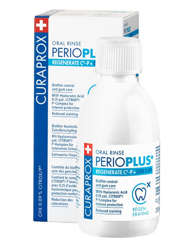 Curaprox Perio Plus Regenerate CHX 0.09% Στοματικό Διάλυμμα 200ml
