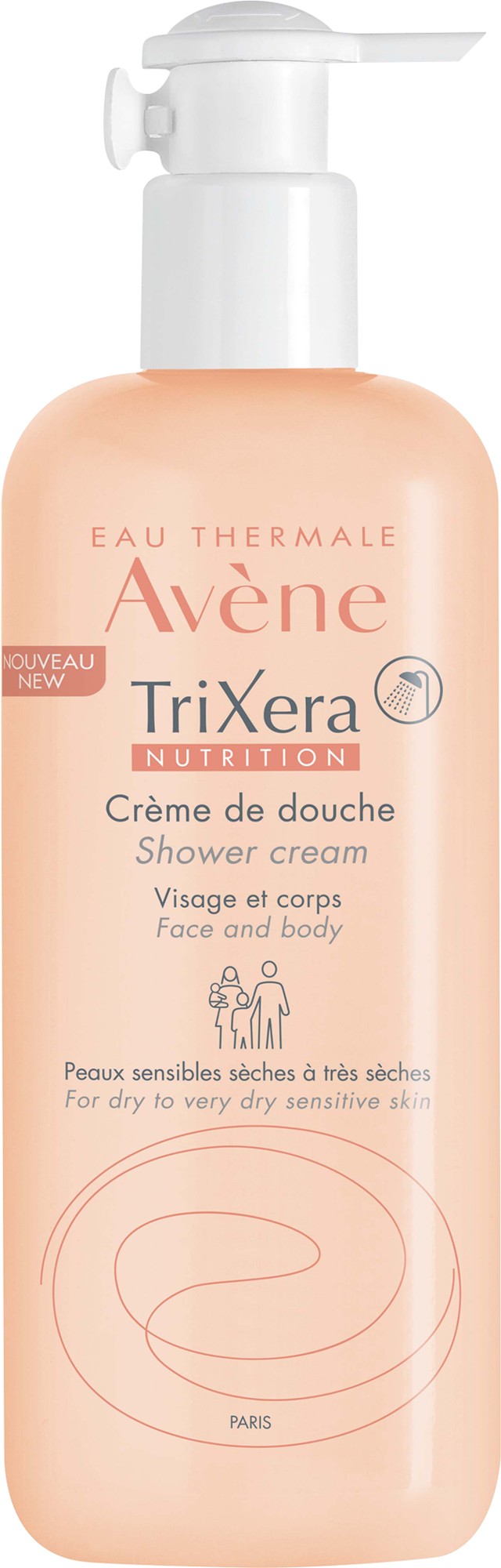 AVENE TRIXERA NUTRITION CREAM DOUCHE 500ml