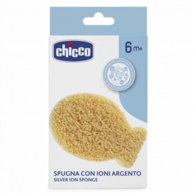 Chicco Βρεφικό Σφουγγάρι Μπάνιου 6m+, 1τεμ